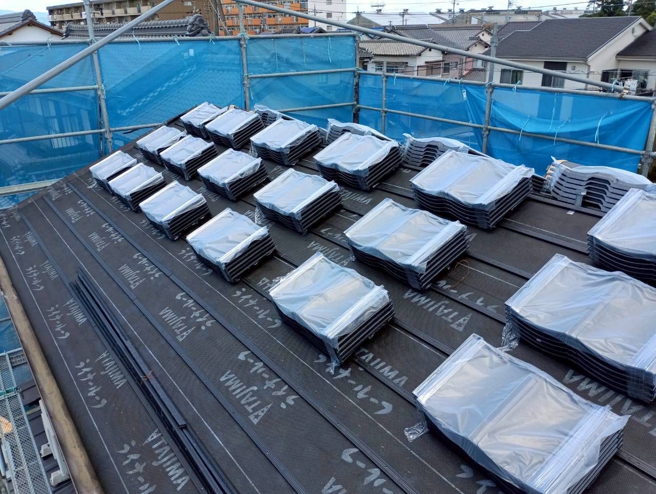 和瓦のズレ・雨漏り予備軍を解決！屋根葺き替え工事と外壁診断の全工程｜あま市 施工事例