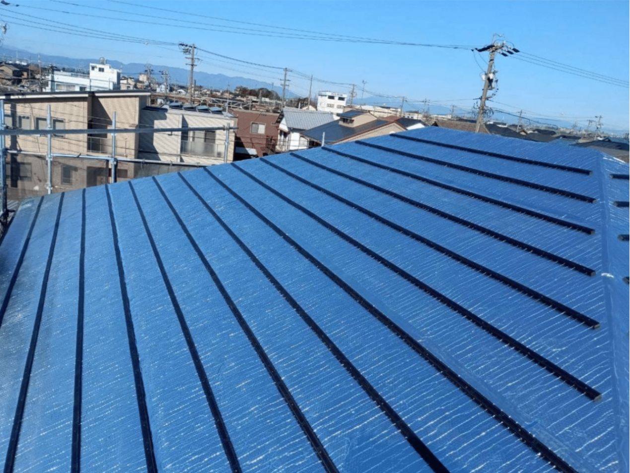 【最高級！】ルーガ 鉄平 × シャネリア2(8mm) 屋根カバー工法と外壁塗装｜稲沢市 施工事例