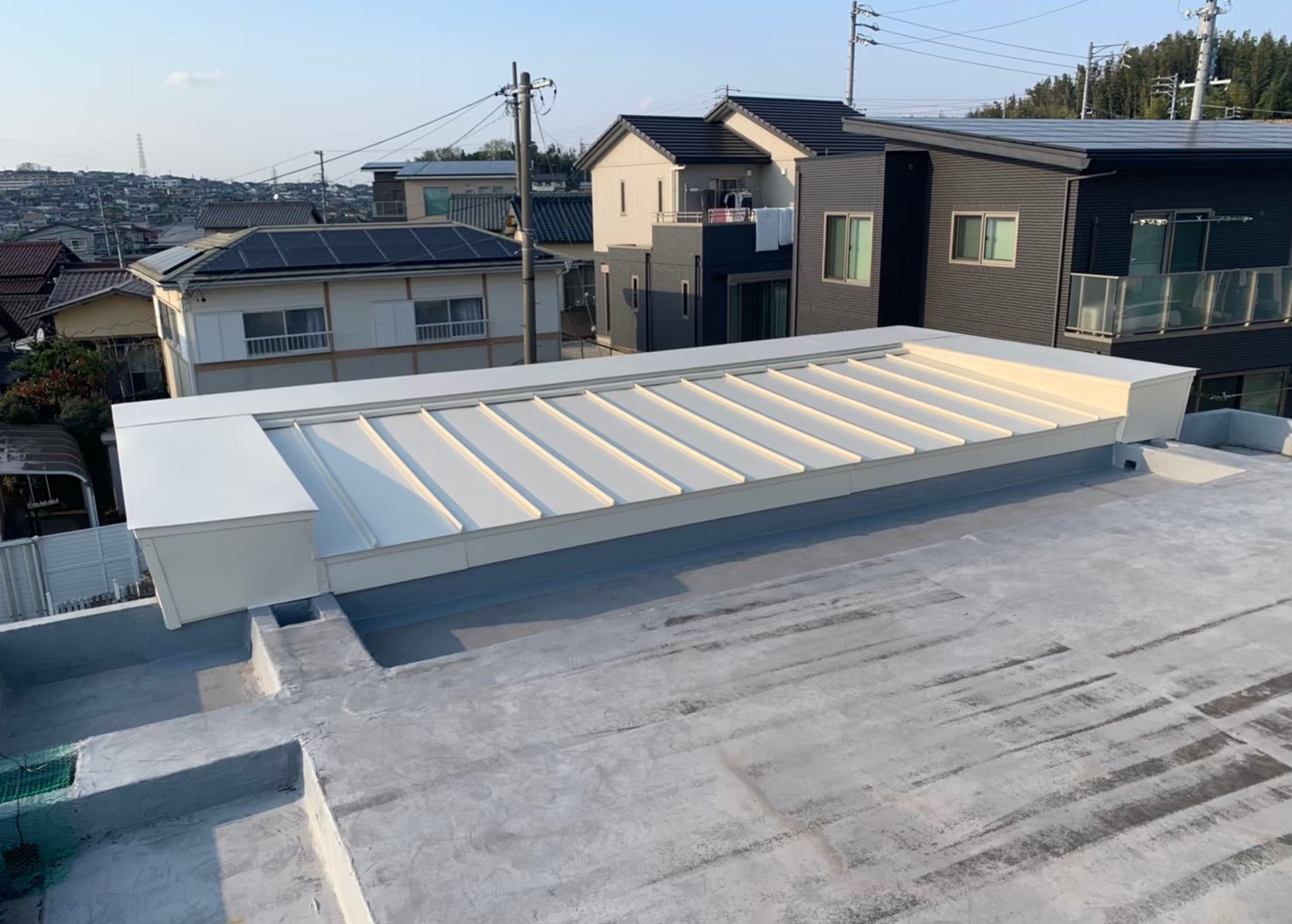 阿久比町　屋根葺き替え　たてひら板金