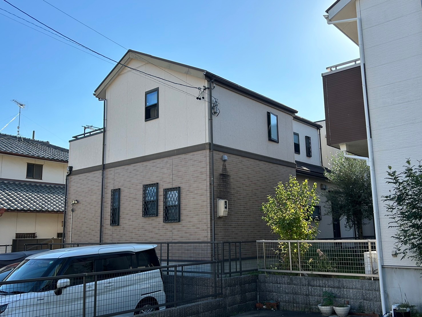 緑区施工事例 施工前の外観