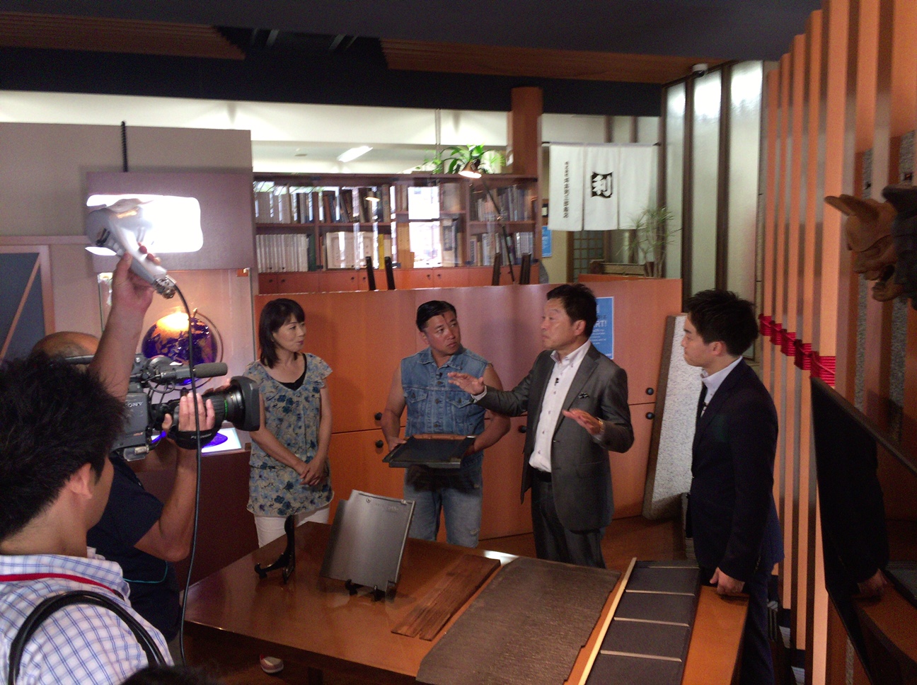 中京テレビの夕方の情報番組「キャッチ」の取材を受けました