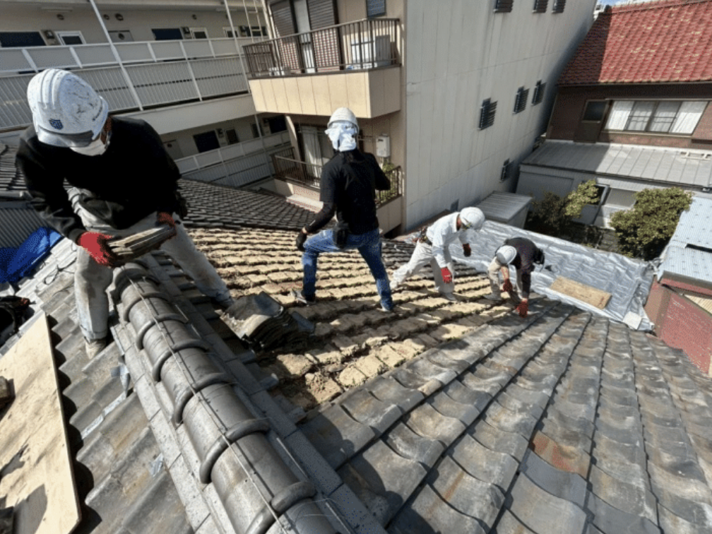 【名古屋市】西区 屋根リフォーム(一部屋根葺替え工事)の施工事例