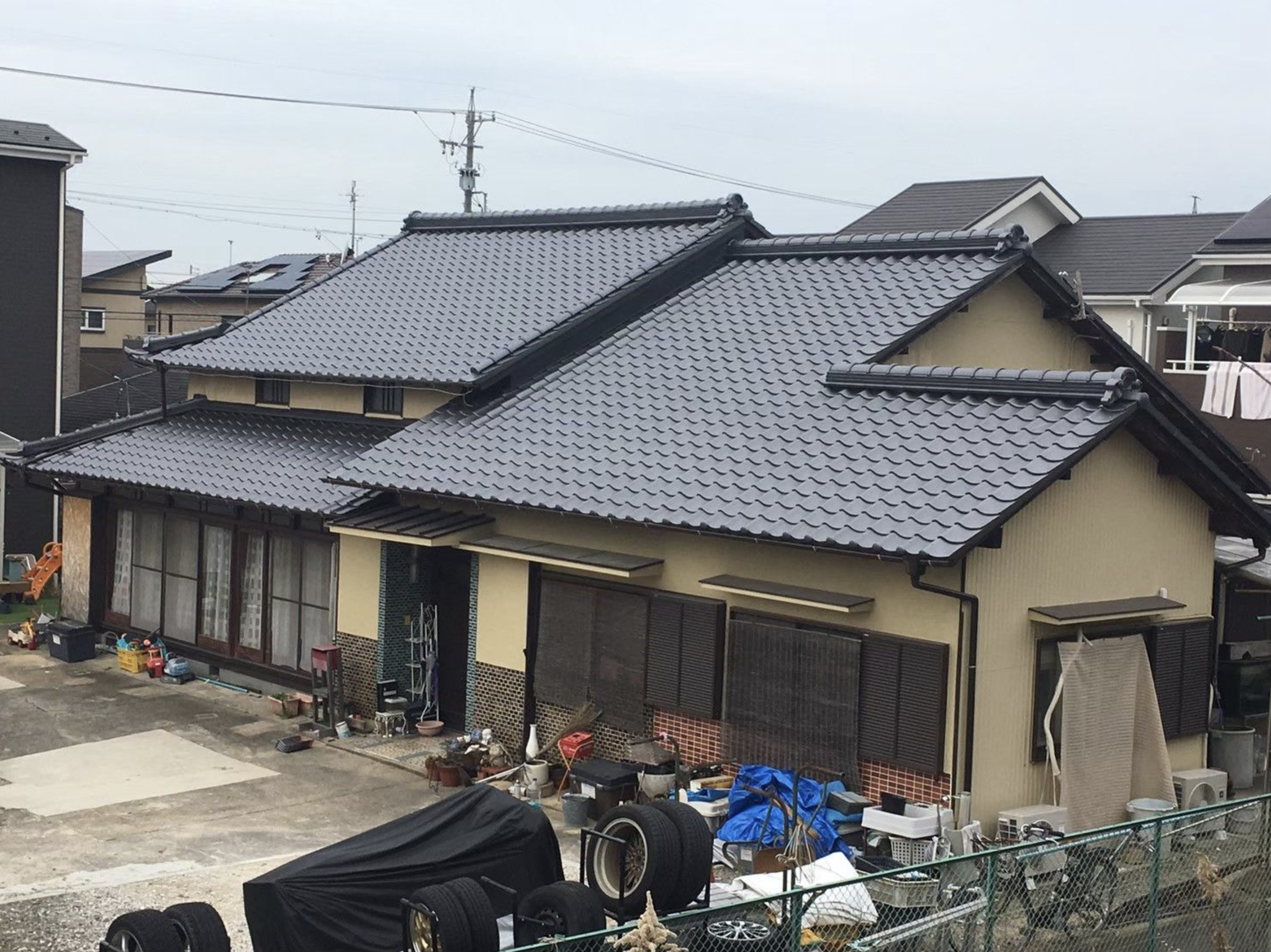 【名古屋市】守山区　屋根の葺き替え工事の施工事例