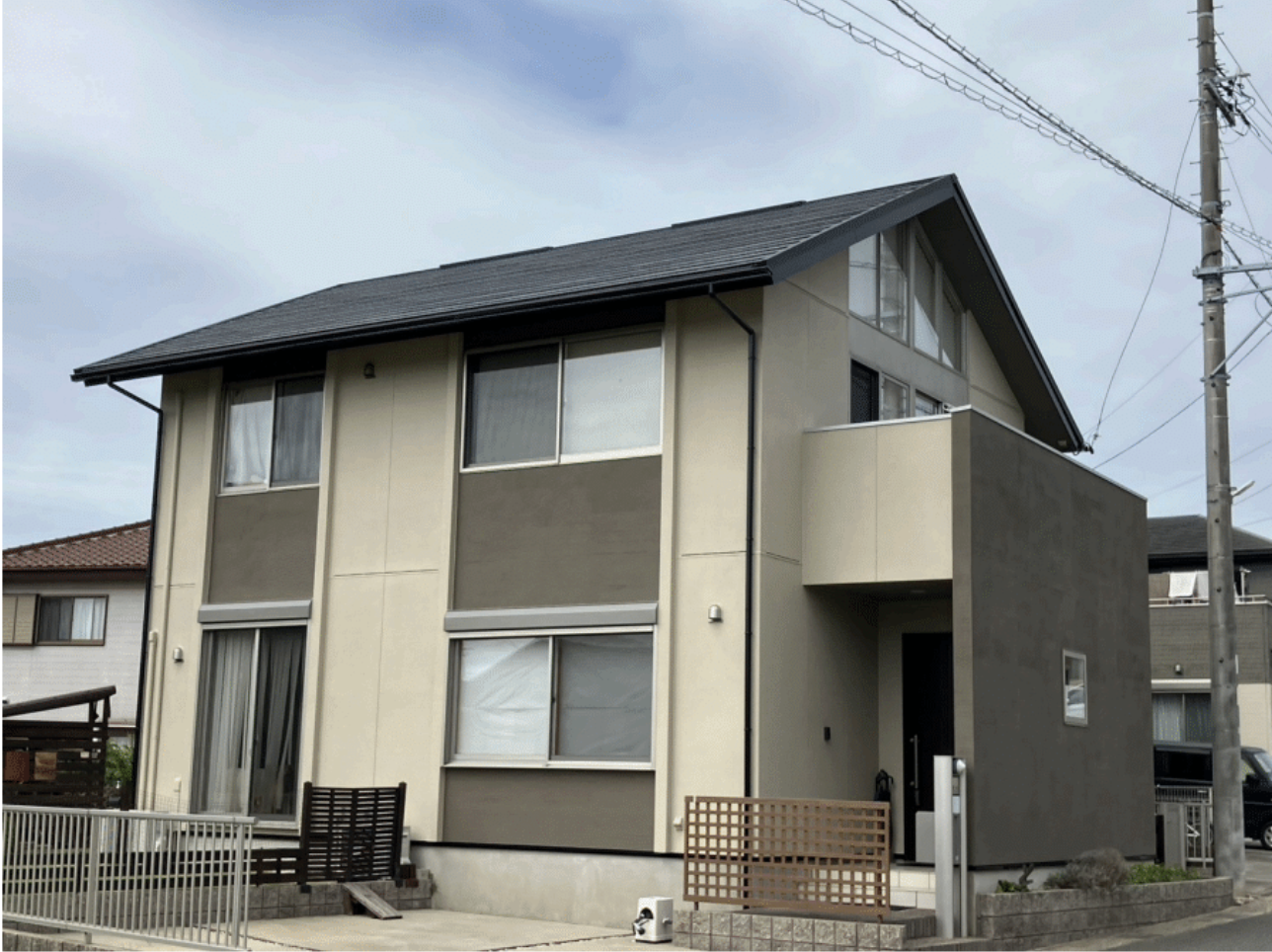 【大府市】外装フルリフォームの施工事例｜屋根カバー工法・外壁塗装・バルコニー防水