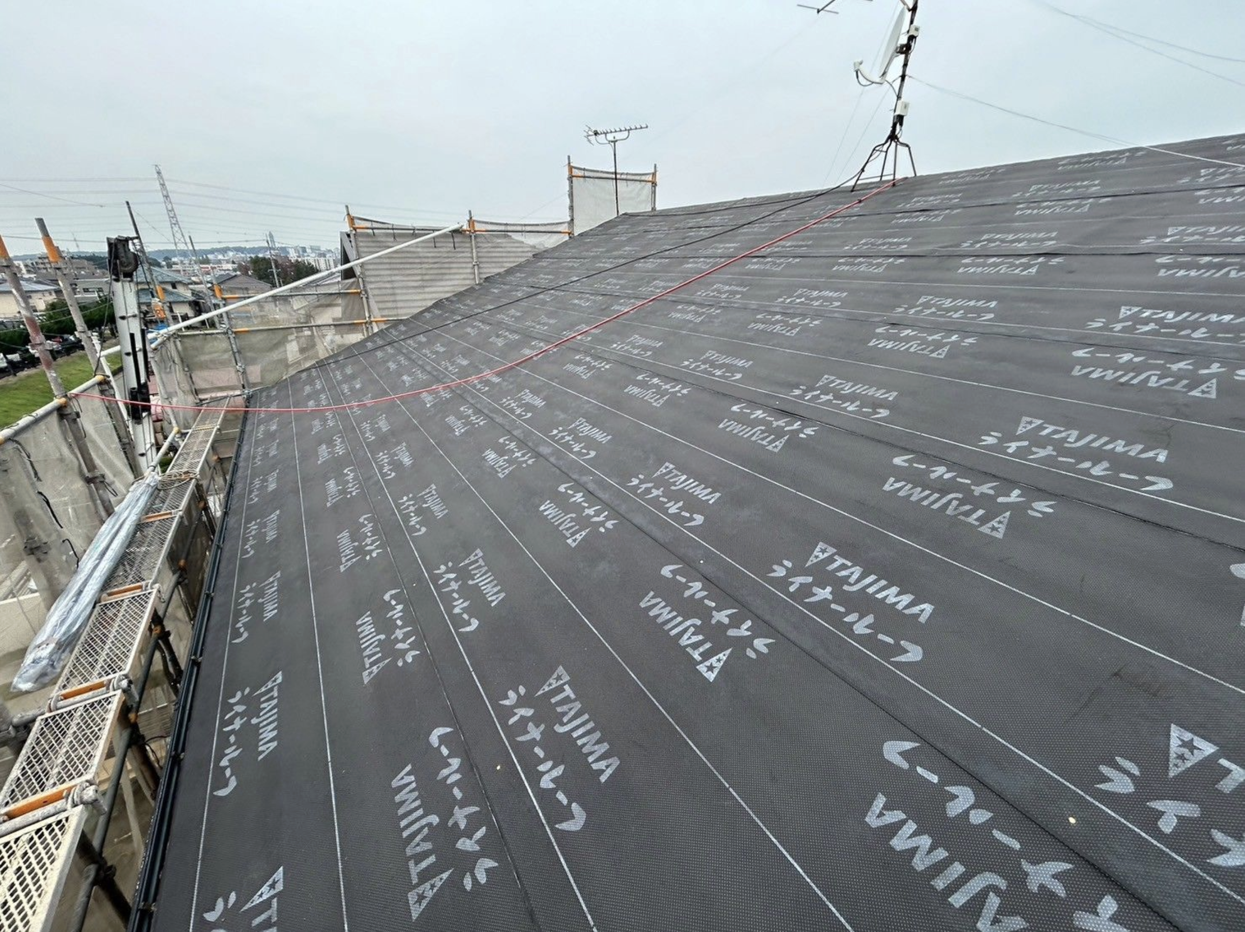 ルーフィング完了