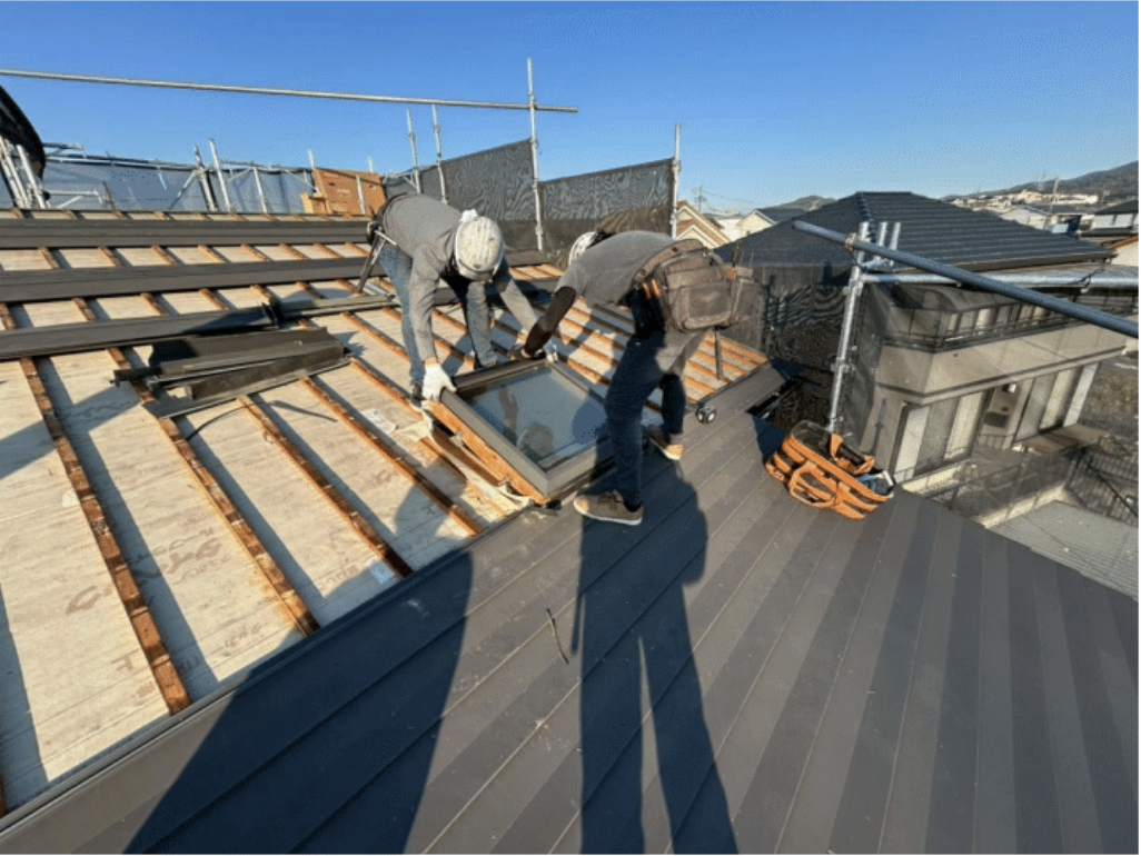 トップライト撤去